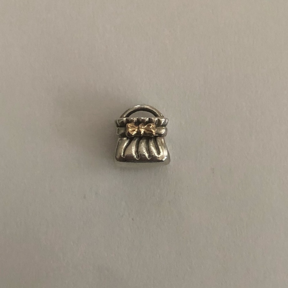 Pandora Two-tone Purse Bead 14k/SS
